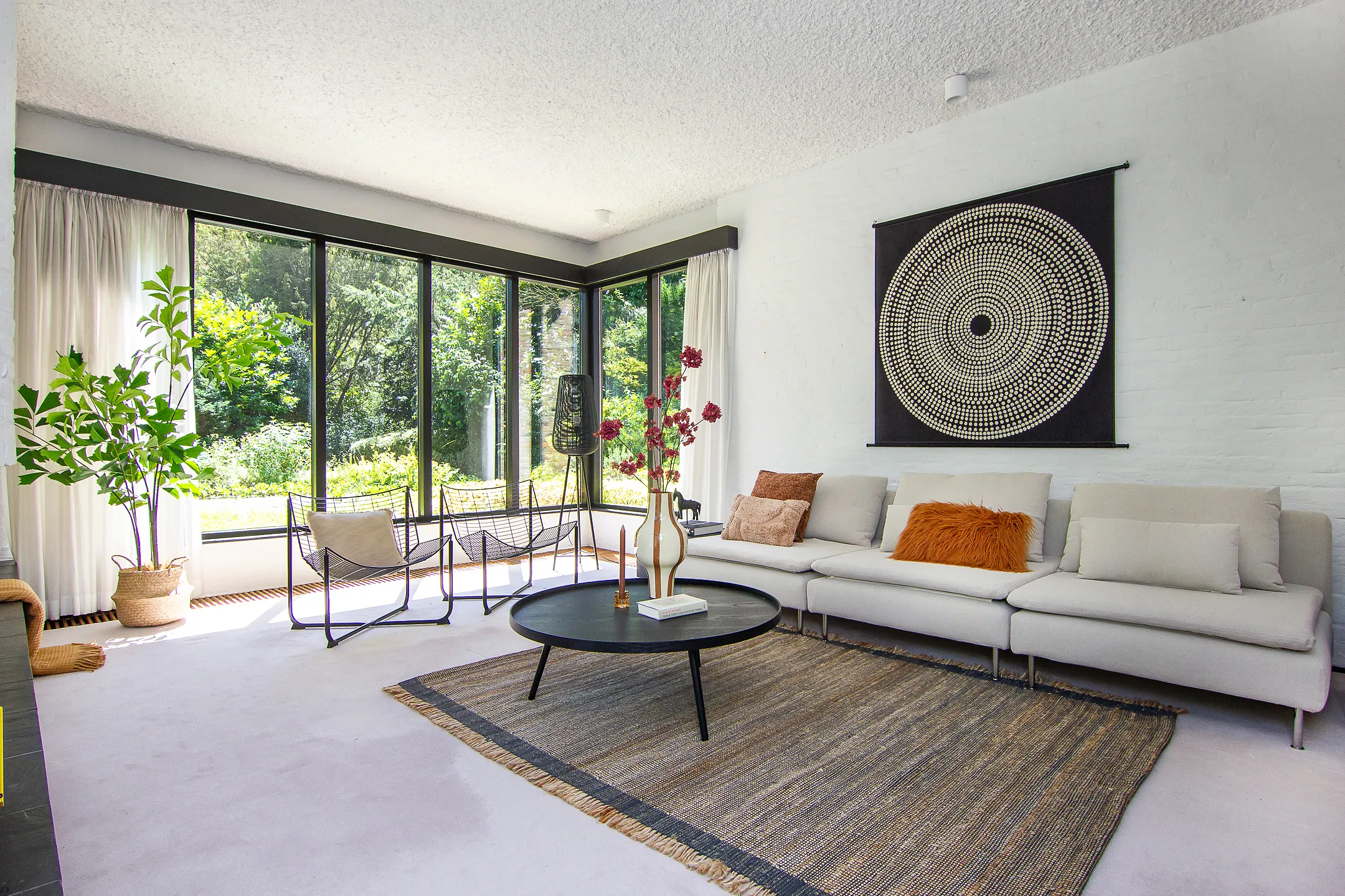 Gestyled interieur van villastyling in BLOEMENDAAL