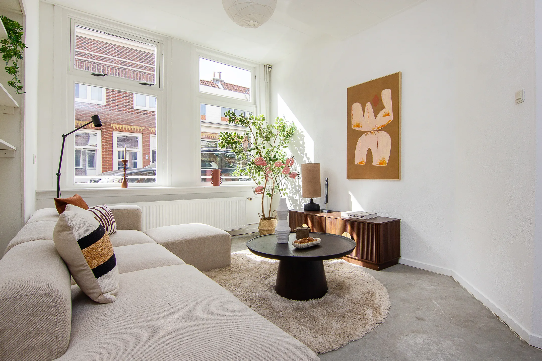 Gestyled interieur van vastgoedstyling in HAARLEM